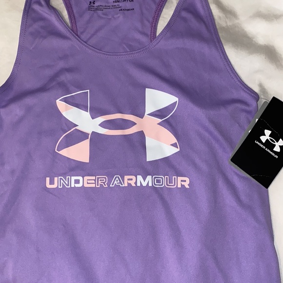 Under armor girls loose tank top size small - Picture 2 of 4